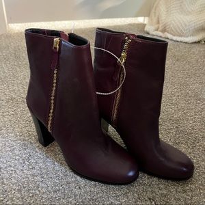 Katherine Kelly Maroon Boots